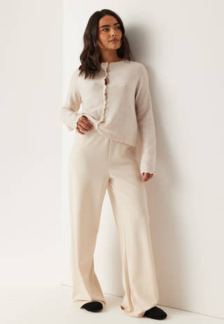 Pcrath Ls O-neck Knit Cardigan