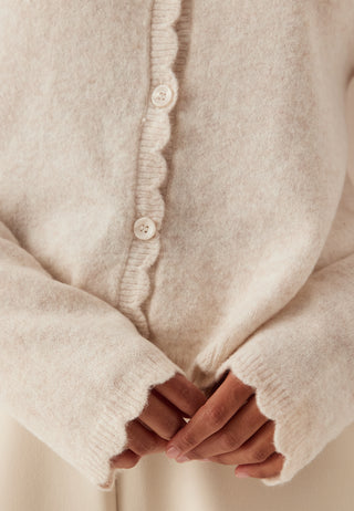 Pcrath Ls O-neck Knit Cardigan