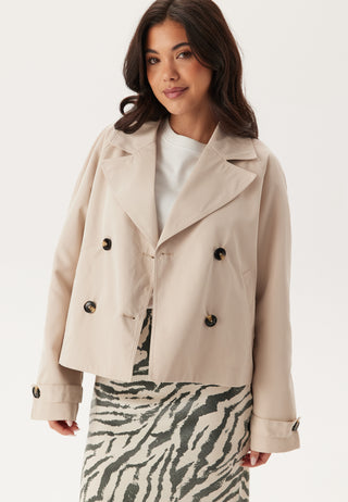Pcscarlett Ls Short Trenchcoat