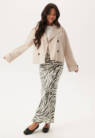 Pcscarlett Ls Short Trenchcoat