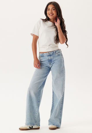 Pcselma Lw Wide Jeans Lb