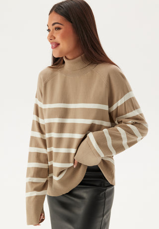 Pcsia Ls Rollneck Knit