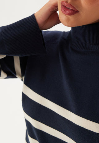 Pcsia Ls Rollneck Knit