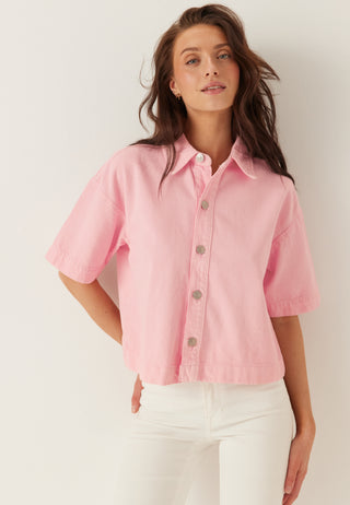 Pcsky Ss A-shape Denim Top