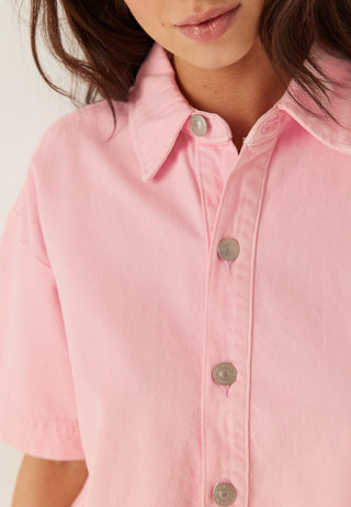 Pcsky Ss A-shape Denim Top