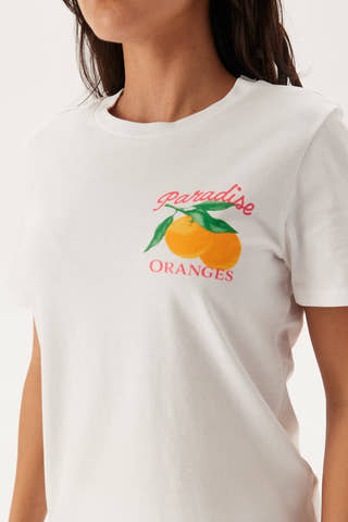 Pcsummer Ss Printed T-shirt