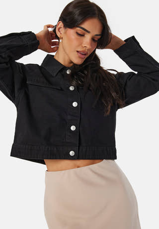 Pctessie LS denim jacket