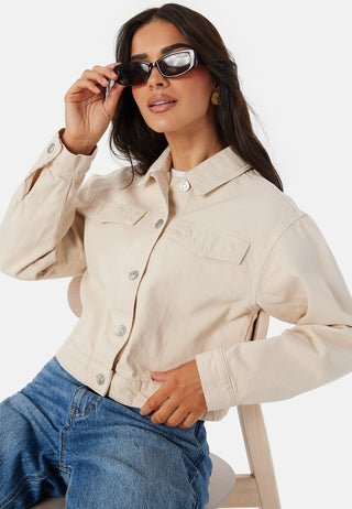 Pctessie LS denim jacket