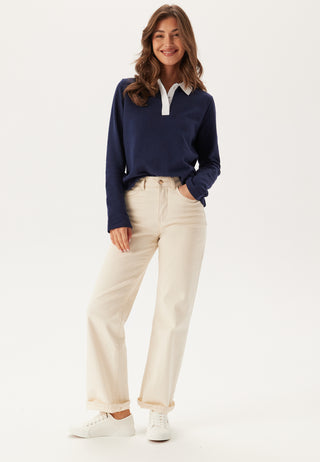 Pctinori Ls Polo Sweatshirt