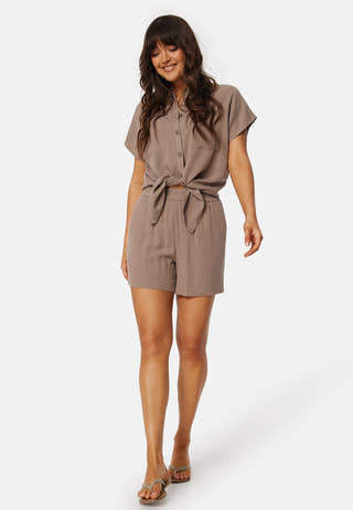 Pcvinsty HW Linen Shorts
