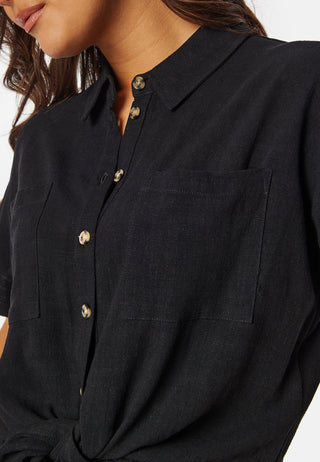 Pcvinsty Linen Tie Shirt