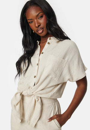 Pcvinsty Linen Tie Shirt