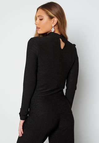 Rina Lurex LS T-Neck Top
