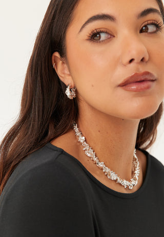 Act Recycled Hoop Earrings Sil