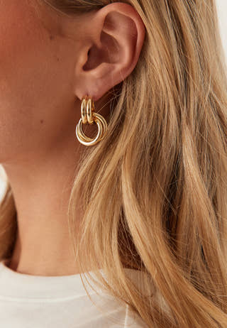 Agni Earrings Gold-plated