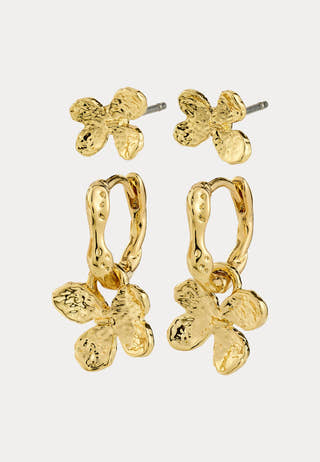 Ajani Earrings 2-in-1 Set, Gol