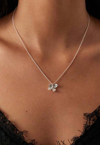 Ajani Necklace Silver-plated