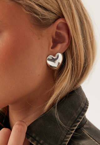 Annemette Earrings Silver-plat