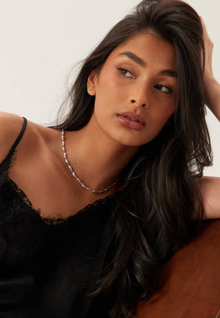 Eliyah Necklace Silver-Plated