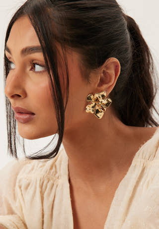 Halen Earrings Gold-plated