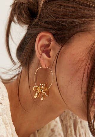 Lunith Earrings Gold-plated
