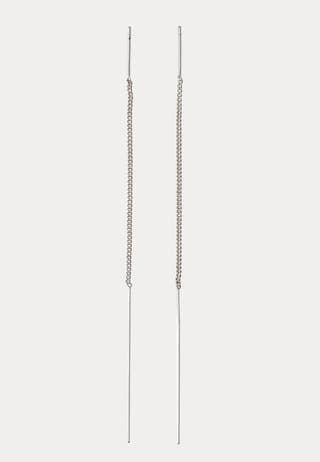 Tahoe Chain Earrings Silver-pl