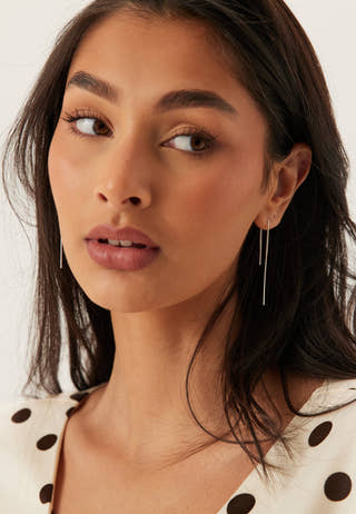 Tahoe Chain Earrings Silver-pl