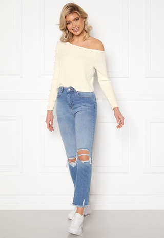 Pearl Boat Neck Top