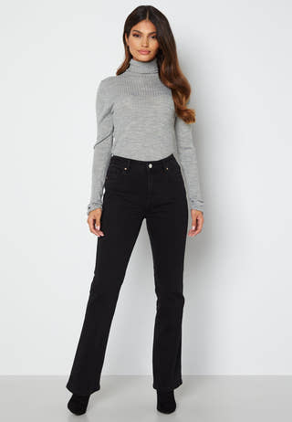 Costina LS knit rib rollneck