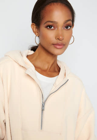 Cosy 7/8 Fleece Hoodie