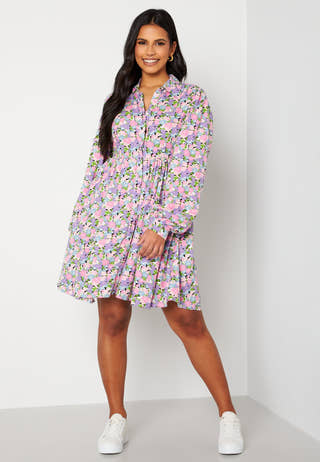 Judita LS Short Shirt Dress