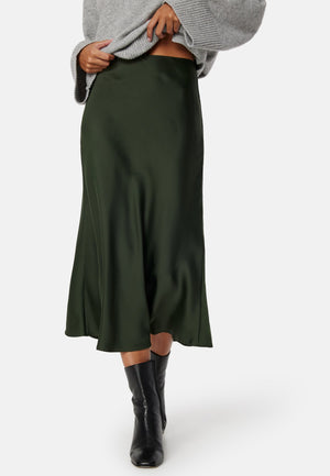 Lena High Waist Midi Skirt
