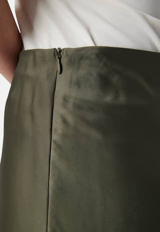 Lena High Waist Midi Skirt