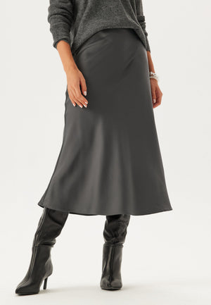 Lena High Waist Midi Skirt