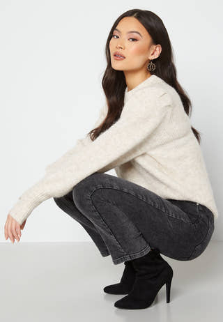 Linna-Mia LS Knit O-Neck