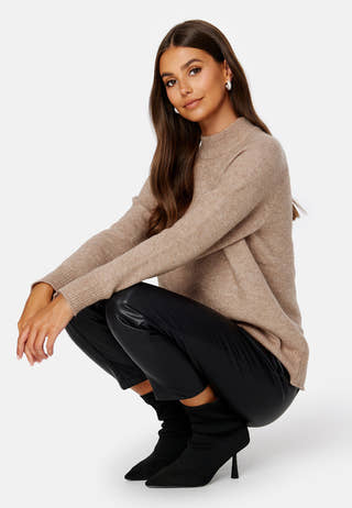 Lulu LS Knit High Neck
