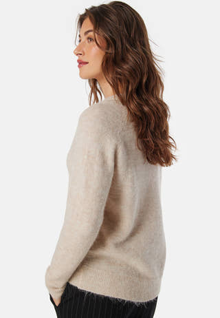 Slflulu LS Knit O-Neck