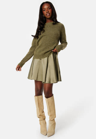 Slflulu LS Knit O-Neck