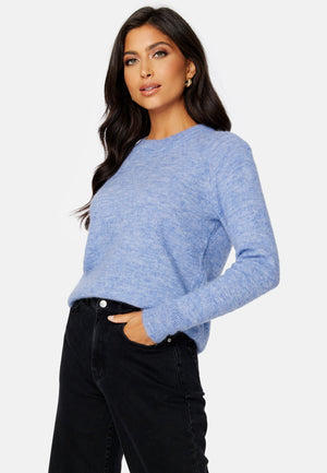 Slflulu LS Knit O-Neck