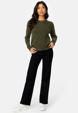 Slflulu LS Knit O-Neck