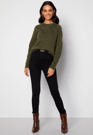 Slflulu LS Knit O-Neck