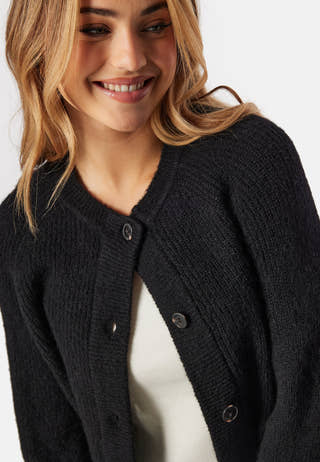 Slflulu LS knit short cardigan