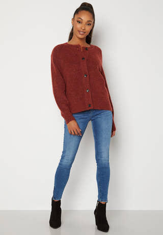 Slflulu LS knit short cardigan