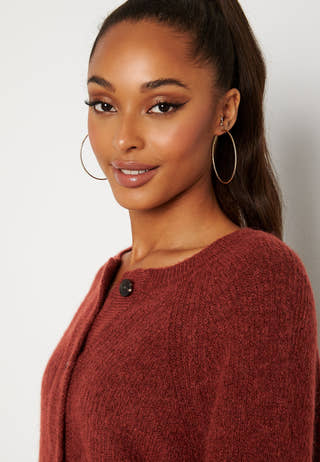 Slflulu LS knit short cardigan