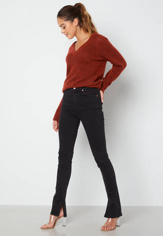 Lulu LS Knit V-Neck