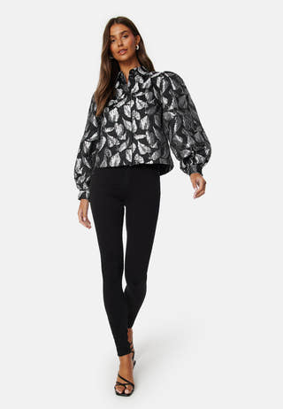 Paula-Elani Silver Leaf Jacket