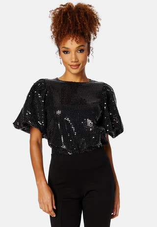 Sandy 2/4 O-Neck Top