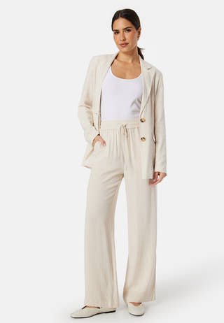 Sflviva-Gulia HW  Linen Pant