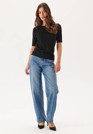 Slfelinna New Ss Knit Top Noos