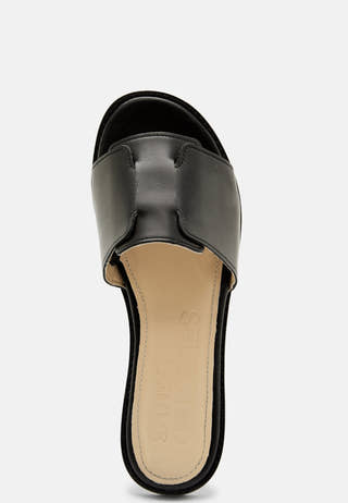 Slfisabella leather slider
